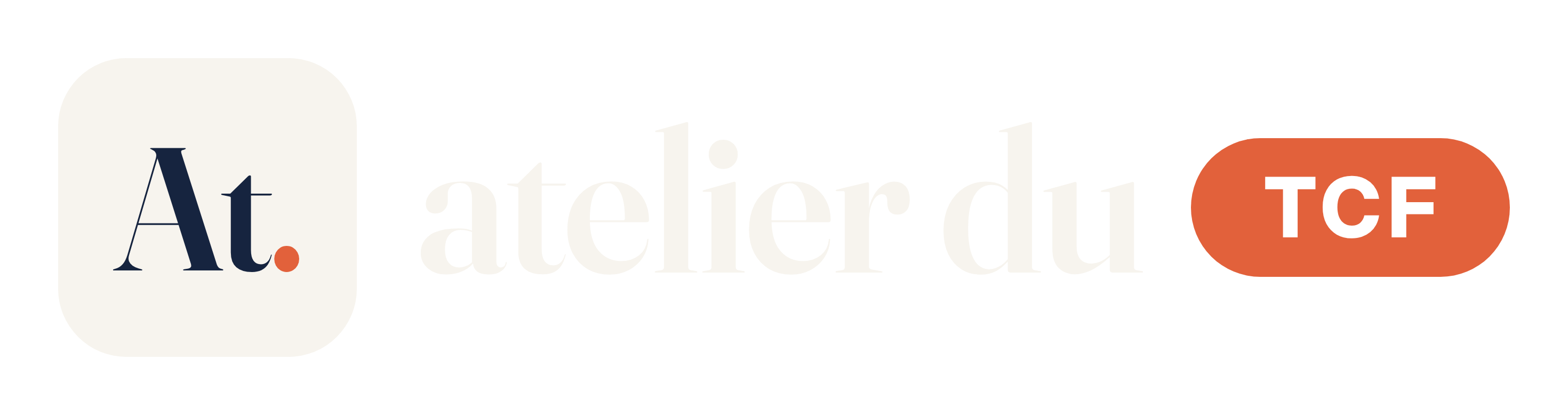 Atelier du TCF